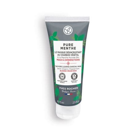 Yves Rocher Pure Menthe Маска с въглен, 75 мл