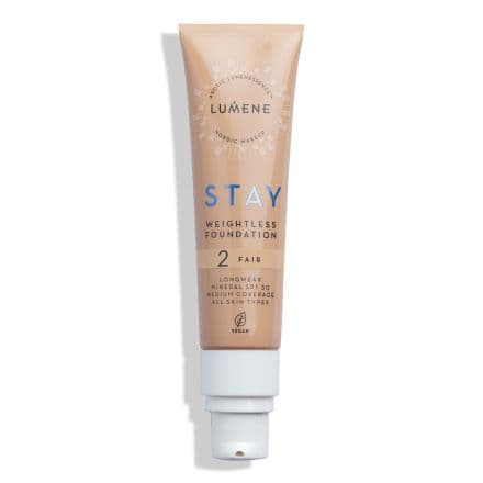 Vegan Stay Минерален фон дьо тен SPF30 2 Fair