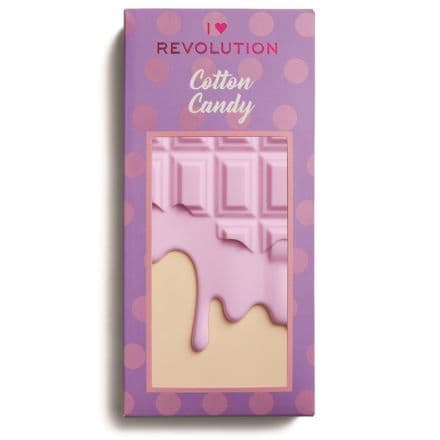 Revolution Chocolate Сенки за очи палитра Cotton Candy, 18 цвята