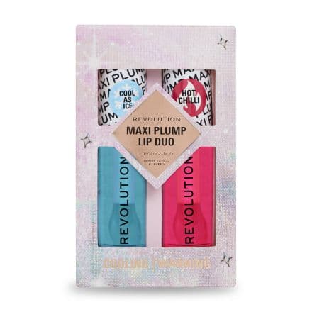 Revolution Подаръчен комплект Maxi Plump Cool As Ice and Hot As Chilli