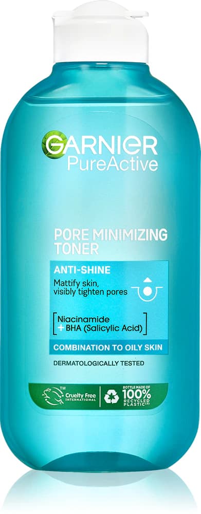 Garnier Pure почистващ тоник за проблемна кожа, акне