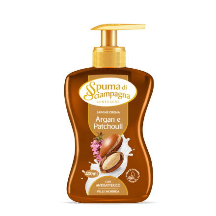 Spuma di Sciampagna Течен сапун с помпа Nutriente Argan & Patchouli