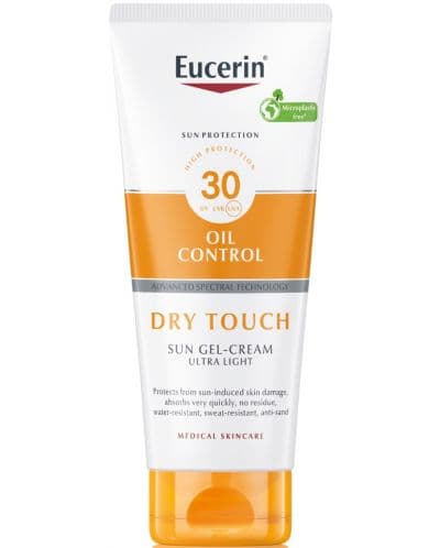 Eucerin Слънцезащитен крем гел за тяло Dry Touch SPF 30 200 мл