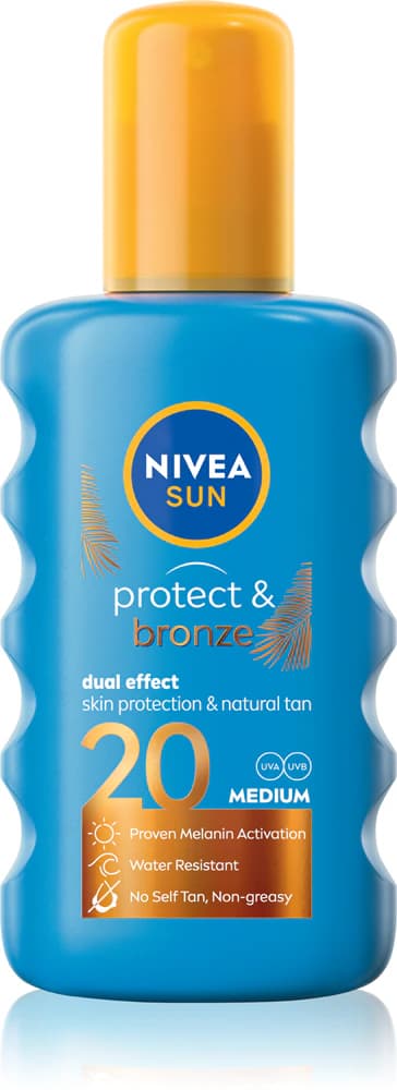 Nivea Sun Protect & Bronze spray SPF 20 200 мл