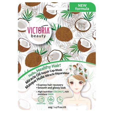Victoria Beauty Miracle Oil Възстановяваща маска-шапка с комплекс масла, 40 г