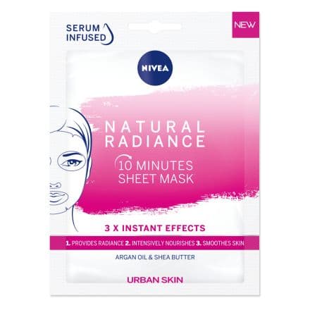 Nivea Natural Radiance Лист маска