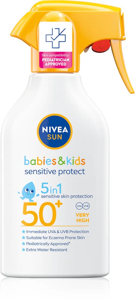 Nivea Sun Kids Ultra Sensitive Trigger spray SPF 50+ 270 мл