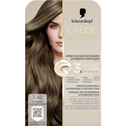 Schwarzkopf Crème Supreme 7-42 Телесно Русо