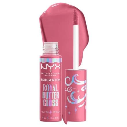 NYX Professional Makeup Bridgerton Royal Butter Gloss Angel Food Cake Гланц за устни 01
